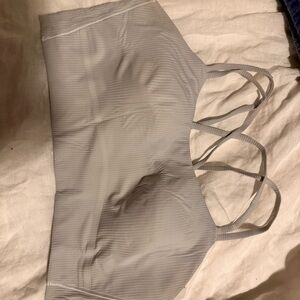 Lululemon white, like a cloud, long line Bra